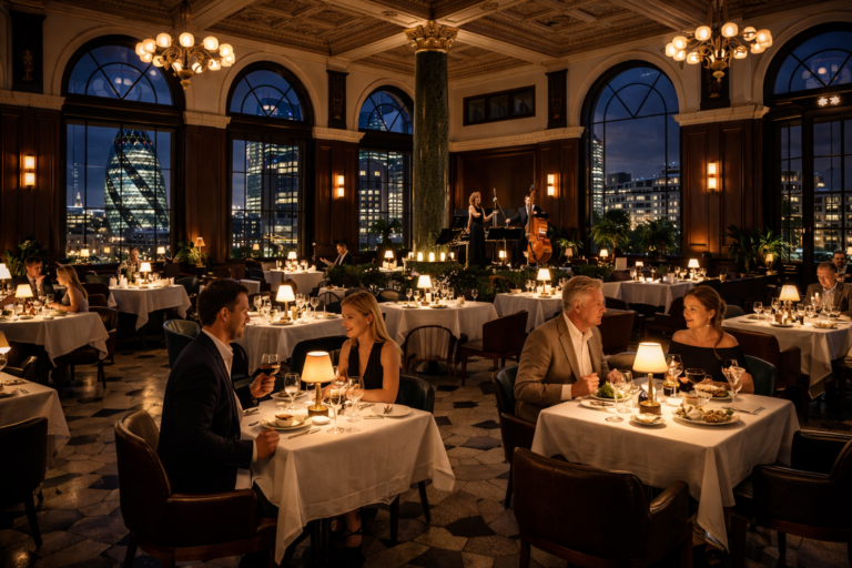 The Ned London (Historic Glamour Meets Date-Night Energy)