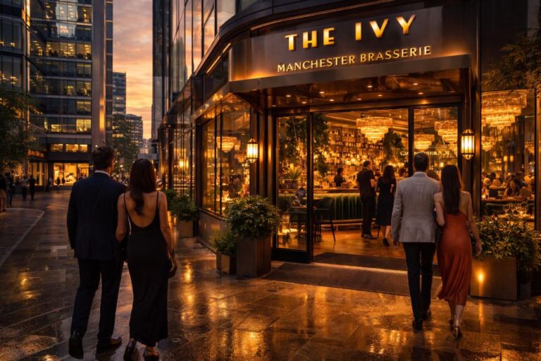 The Ivy Manchester Brasserie – Glamorous Date-Night Energy in Spinningfields