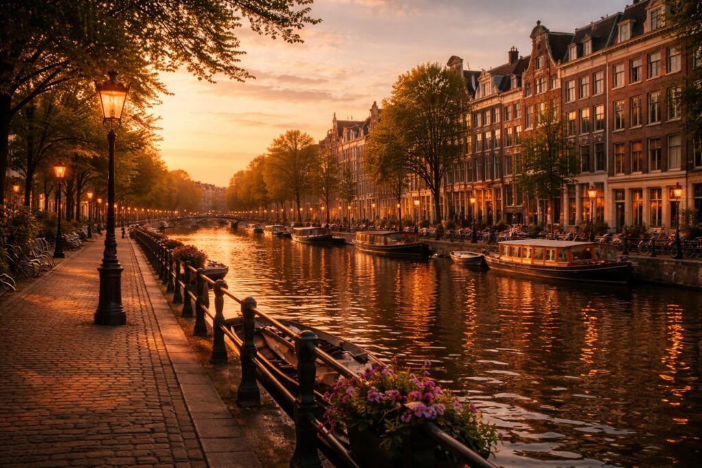 Manchester Canal Sunset Walk