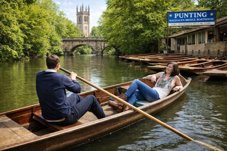 Oxford Punting (Magdalen Bridge Boathouse)