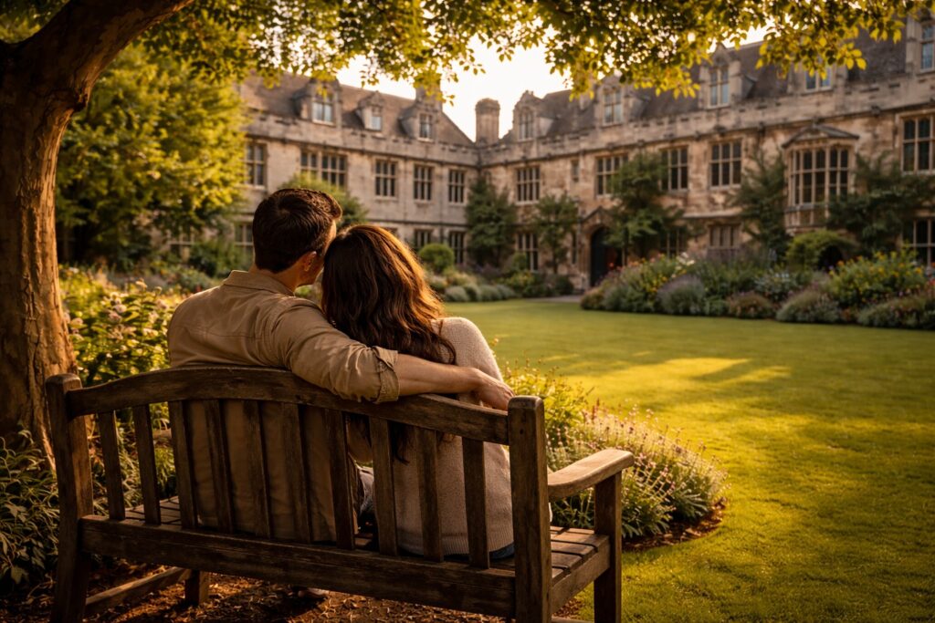Oxford University College Gardens Walk