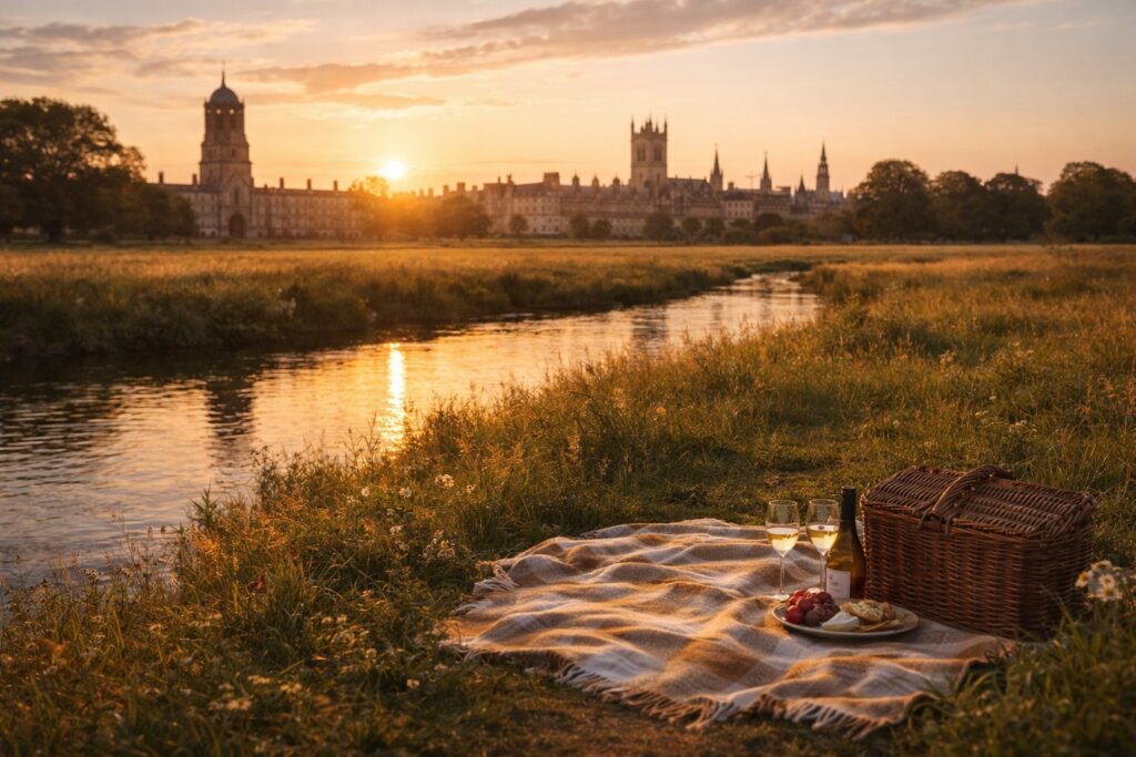 Christ Church Meadow Sunset Walk