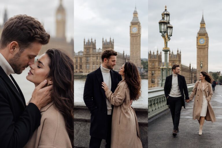 Love Story London: Cinematic Couple Photoshoot