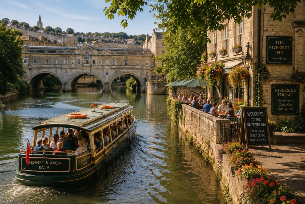 Lunchtime Cruise to Riverside Pub – Bath