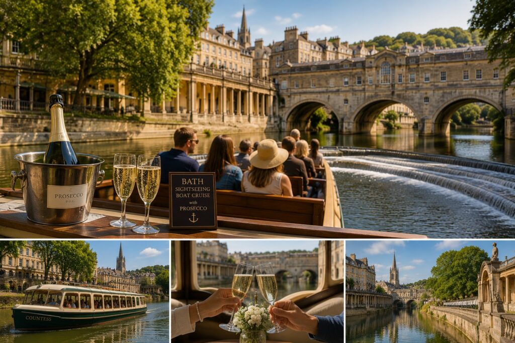 Bath: Sightseeing Boat Cruise with Prosecco