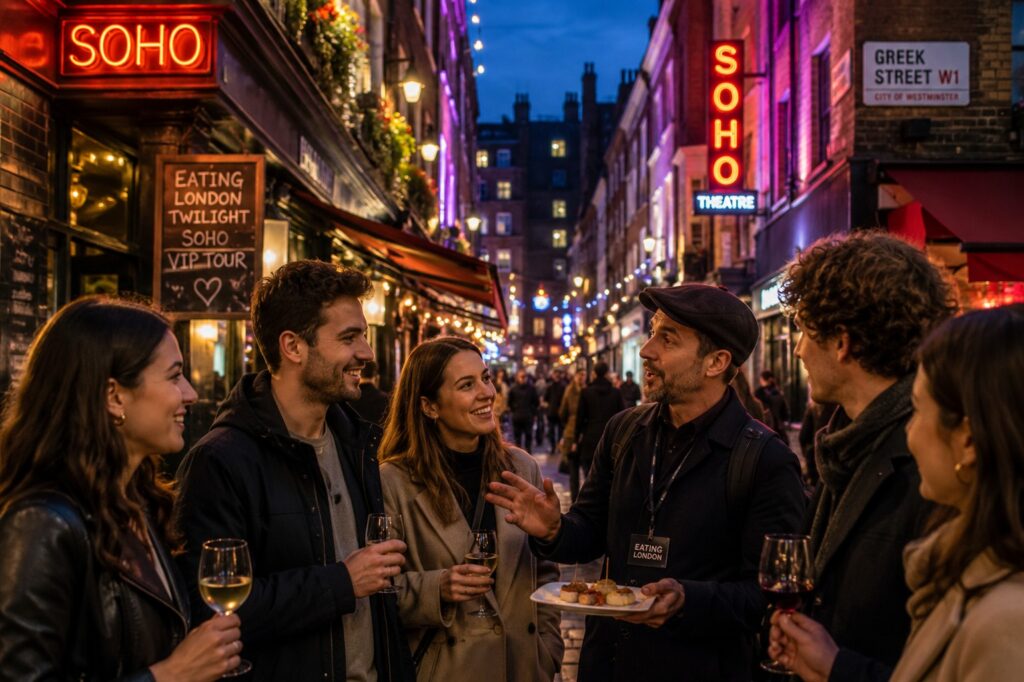 Eating London: Twilight Soho VIP Food & Drinks Tour