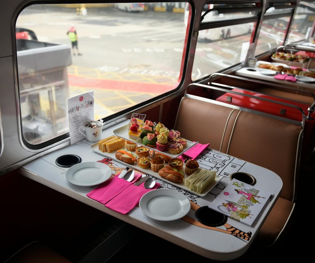 Afternoon Tea Bus in London